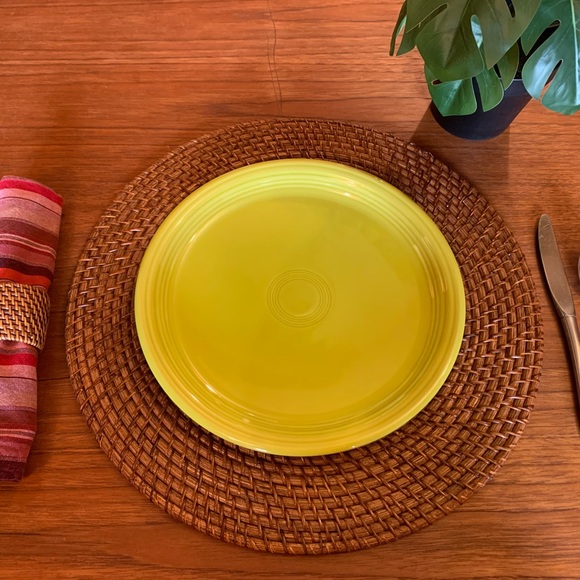 Dining Top Quality Handmade Round Boho Rattan Placemats Set Of 4 157